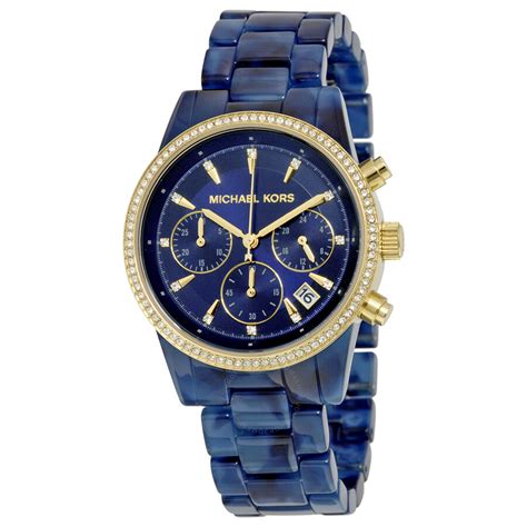 michael kors navy womens watch|Michael Kors watches women price.